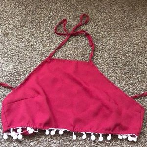 Crop top and short set